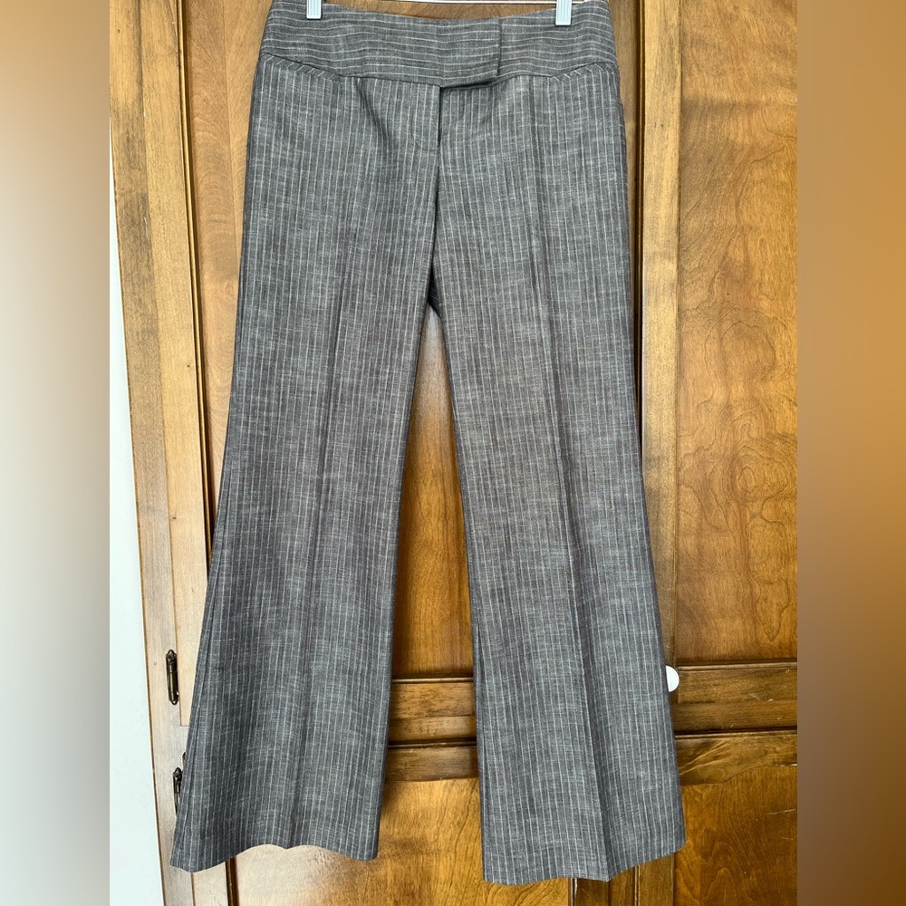 Byer California Gray Dress Pants with Pinstripes